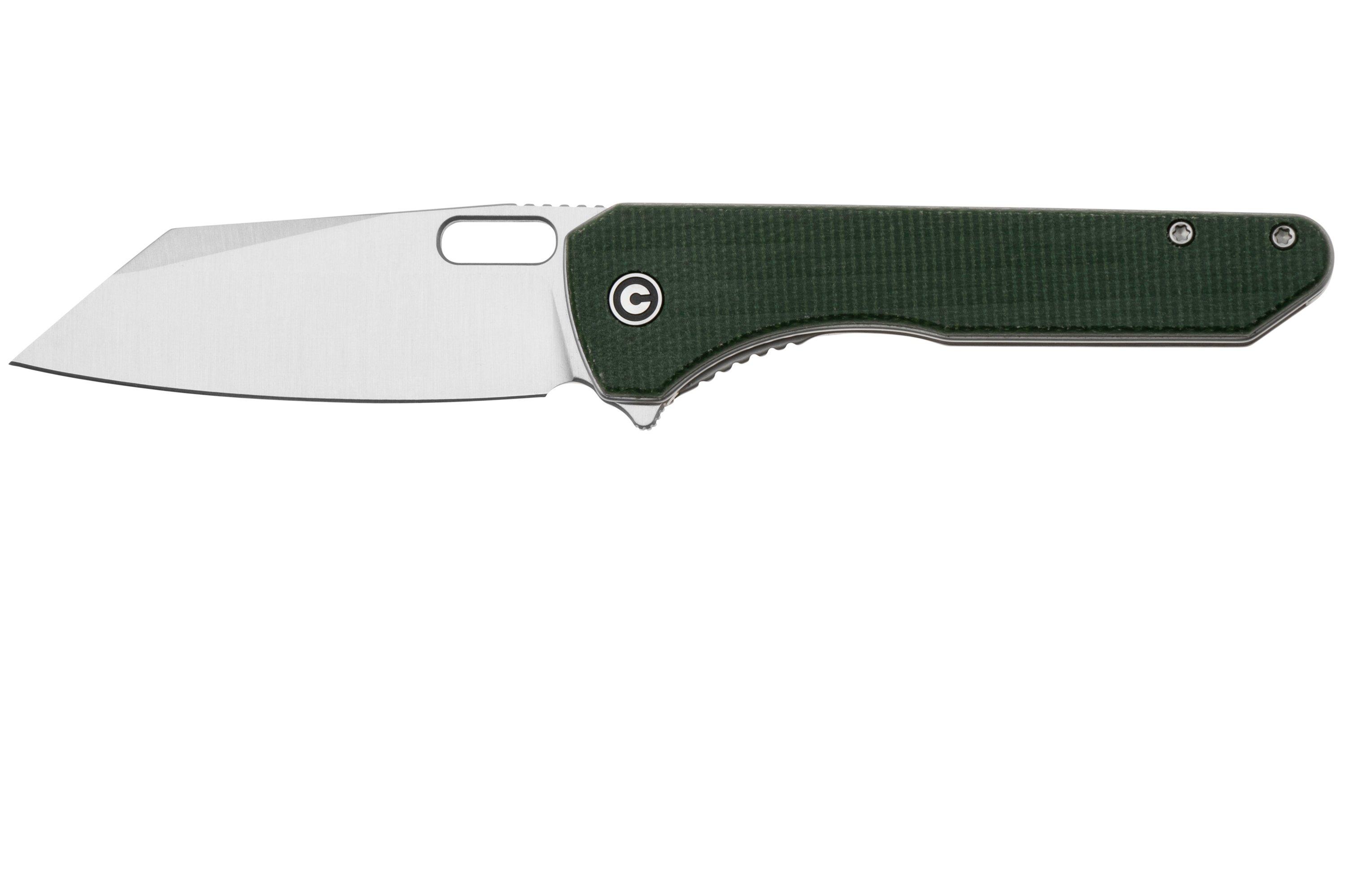 Civivi Nugz C23060-2 14C28N, Green Canvas Micarta pocket knife