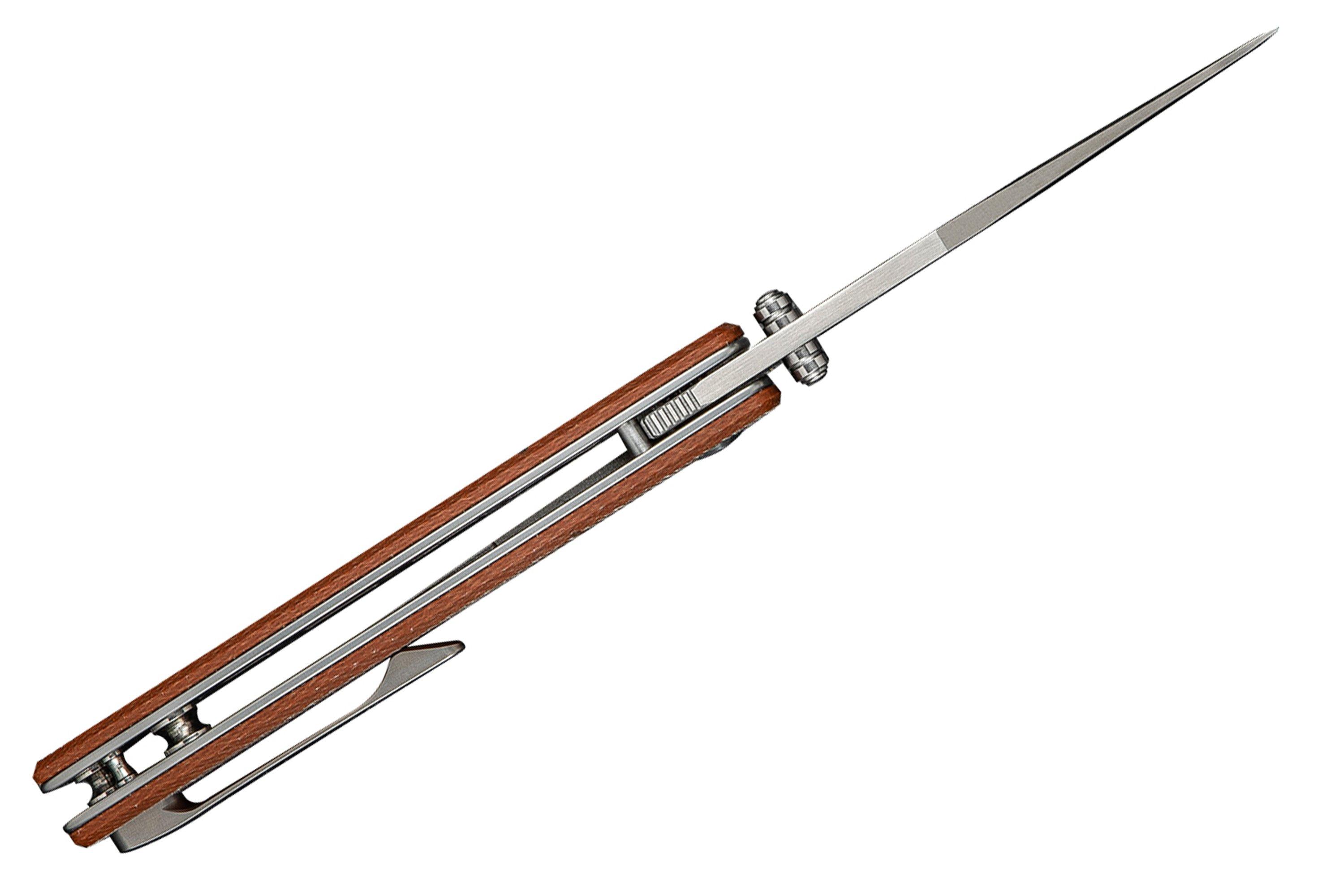 Civivi Clingman C23065-3 Satin Finished Nitro-V Brown Canvas