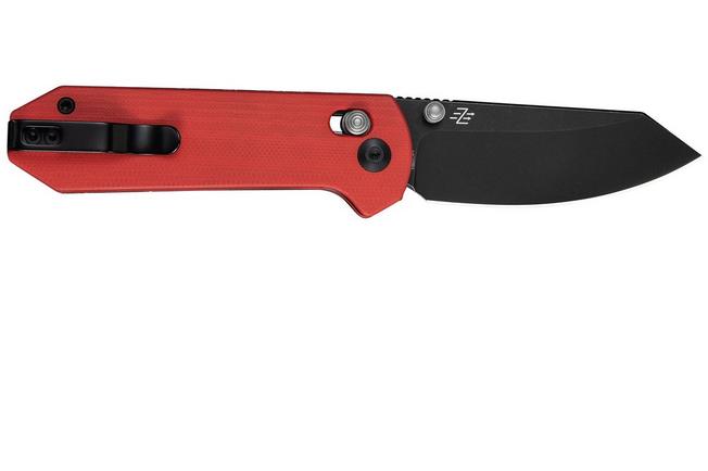 Afbeelding voor Civivi Yonder C23073-2 Blackwashed 14C28N, Red G10, zakmes