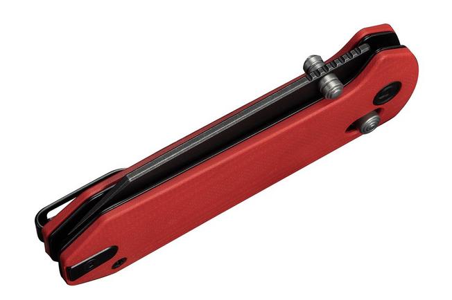 Afbeelding voor Civivi Yonder C23073-2 Blackwashed 14C28N, Red G10, zakmes