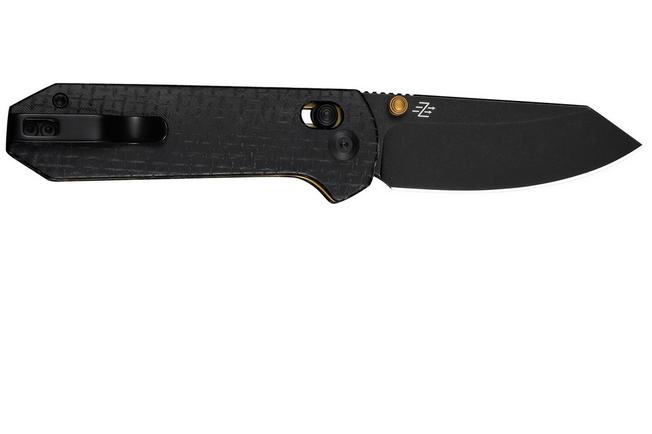 Afbeelding voor Civivi Yonder C23073B-2 Blackwashed 14C28N, Black Burlap Micarta, zakmes
