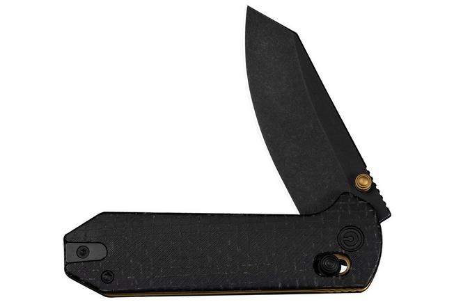 Afbeelding voor Civivi Yonder C23073B-2 Blackwashed 14C28N, Black Burlap Micarta, zakmes