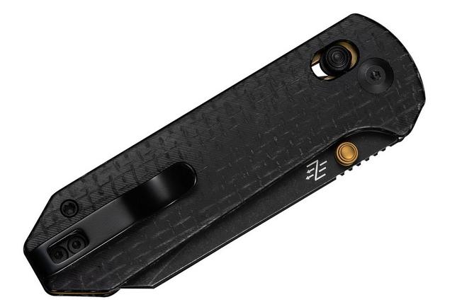 Afbeelding voor Civivi Yonder C23073B-2 Blackwashed 14C28N, Black Burlap Micarta, zakmes