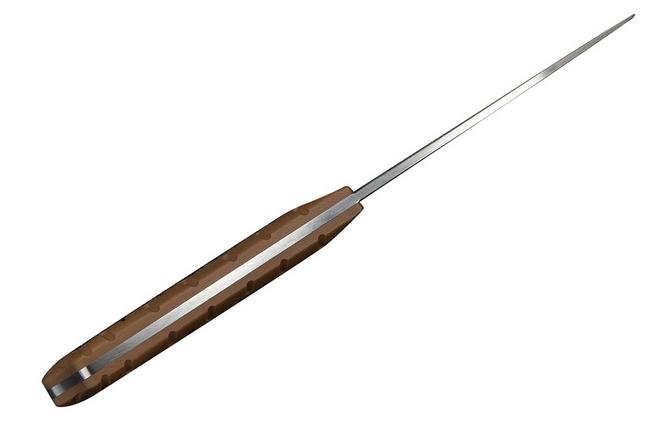 Image pour Civivi MDRN Hunter C23078-2 Satin Nitro-V, Brown G10, couteau de chasse, Kyle Lamb design