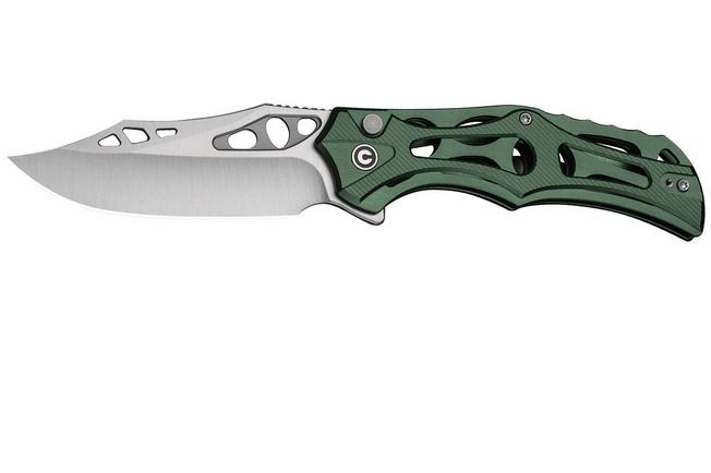 Image pour Civivi Biophase C23083-1 Satin Nitro-V, Green Aluminum, couteau de poche