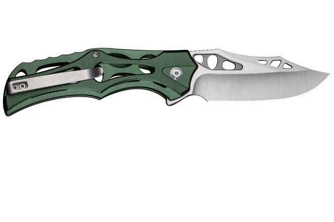 Image pour Civivi Biophase C23083-1 Satin Nitro-V, Green Aluminum, couteau de poche