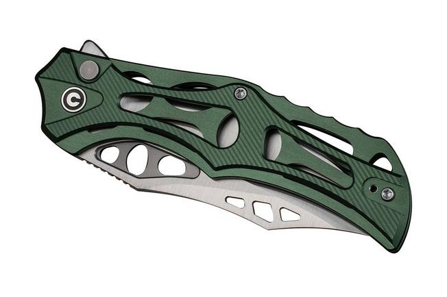 Image pour Civivi Biophase C23083-1 Satin Nitro-V, Green Aluminum, couteau de poche