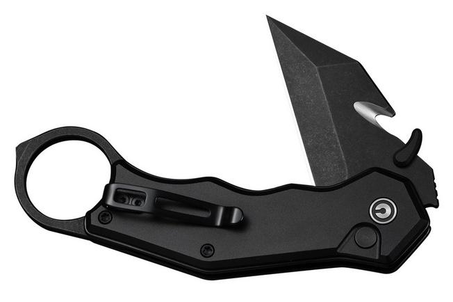 Bild für Civivi Amaroq C24018-2 Blackwashed Nitro-V, Black Aluminium, Taschenmesser, Tony Sentmanat Design 
