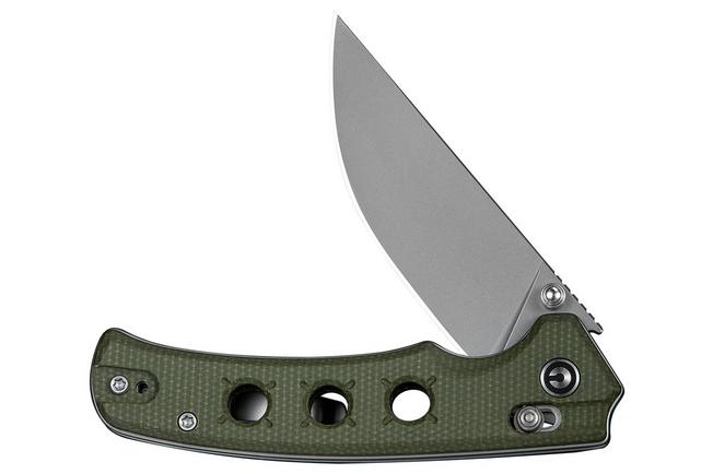 Afbeelding voor Civivi Noctis C24020C-3 Stonewashed Nitro-V, Olive Canvas Micarta, zakmes