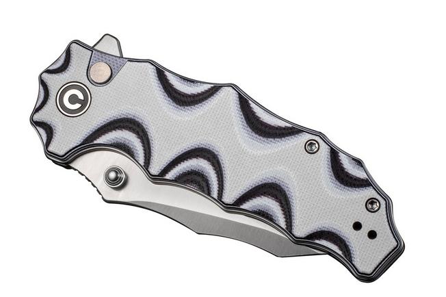 Image pour Civivi Natterjack C24028-3 Satin 14C28N, White Black G10, couteau de poche