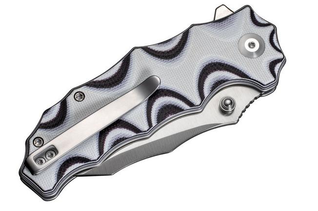 Image pour Civivi Natterjack C24028-3 Satin 14C28N, White Black G10, couteau de poche