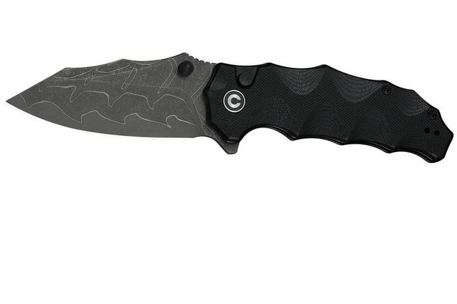 Bild für Civivi Natterjack C24028-DS1, Damascus, Milled Black G10, Taschenmesser