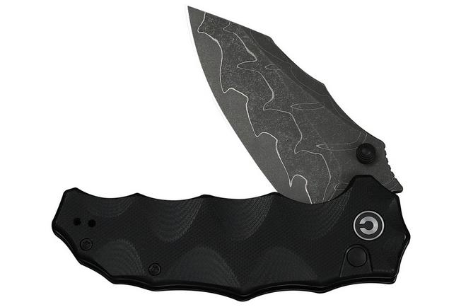 Bild für Civivi Natterjack C24028-DS1, Damascus, Milled Black G10, Taschenmesser