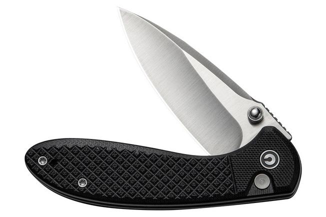 Image pour Civivi Faeger C24031-1 Satin 14C28N, Milled Black G10, couteau de poche