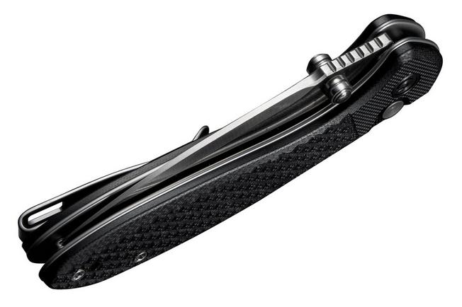 Image pour Civivi Faeger C24031-1 Satin 14C28N, Milled Black G10, couteau de poche