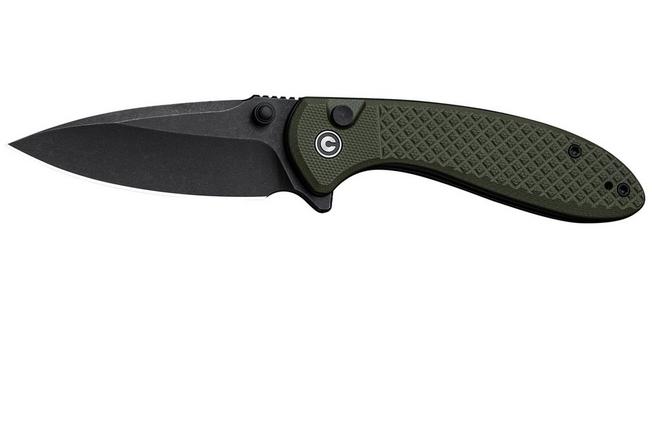 Image pour Civivi Faeger C24031-2 Blackwashed 14C28N, Milled OD Green G10, couteau de poche