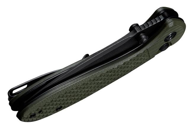 Image pour Civivi Faeger C24031-2 Blackwashed 14C28N, Milled OD Green G10, couteau de poche