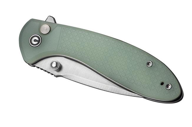 Image pour Civivi Faeger C24031-3 Satin 14C28N, Milled Natural G10, couteau de poche