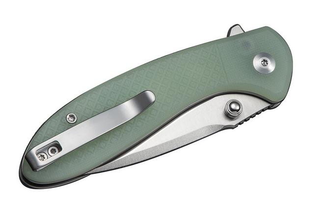 Image pour Civivi Faeger C24031-3 Satin 14C28N, Milled Natural G10, couteau de poche
