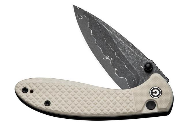 Image pour Civivi Faeger C24031-DS1 Damascus, Milled Ivory G10, couteau de poche