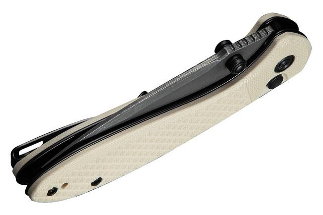 Image pour Civivi Faeger C24031-DS1 Damascus, Milled Ivory G10, couteau de poche