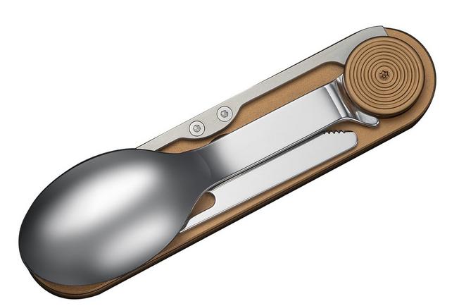 Image pour Civivi Partake C24032C-2, Stainless Steel, Brown Aluminum, couverts outdoor