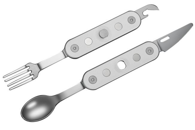 Image pour Civivi Partake C24032C-3, Stainless Steel, Silver Aluminum, couverts outdoor