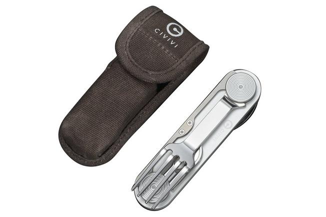 Image pour Civivi Partake C24032C-3, Stainless Steel, Silver Aluminum, couverts outdoor