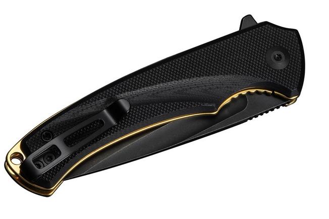 Afbeelding voor Civivi Voidflare C24040-1 Blackwashed 14C28N, Black G10, zakmes