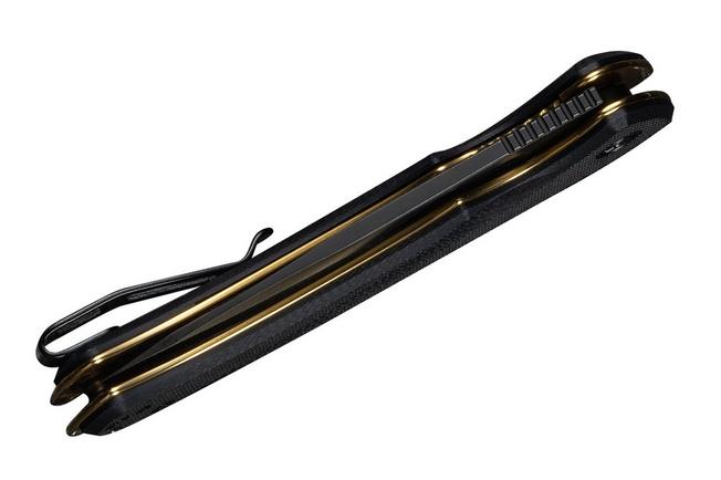 Afbeelding voor Civivi Voidflare C24040-1 Blackwashed 14C28N, Black G10, zakmes