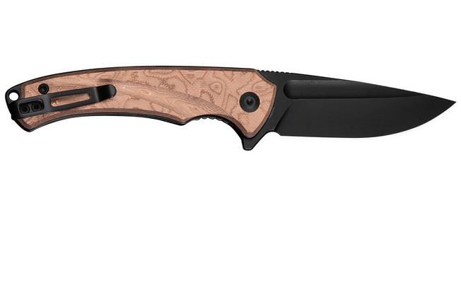 Afbeelding voor Civivi Voidflare C24040-3 Blackwashed 14C28N, G10 Copper Foil, zakmes