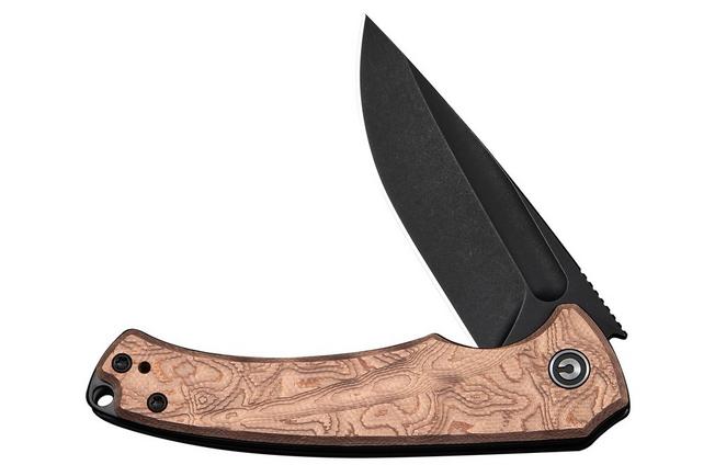 Afbeelding voor Civivi Voidflare C24040-3 Blackwashed 14C28N, G10 Copper Foil, zakmes