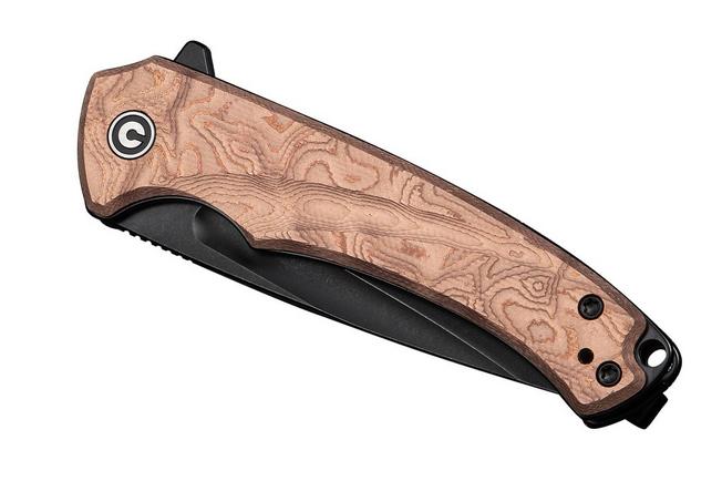 Afbeelding voor Civivi Voidflare C24040-3 Blackwashed 14C28N, G10 Copper Foil, zakmes