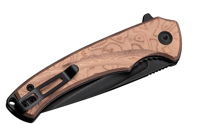 Afbeelding voor Civivi Voidflare C24040-3 Blackwashed 14C28N, G10 Copper Foil, zakmes