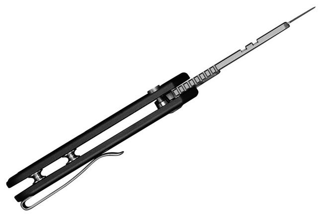 Image pour Civivi Pulsara C24041F-1 Black Aluminium, Stonewashed Blade Holder, 6Cr13 Blade, couteau universel