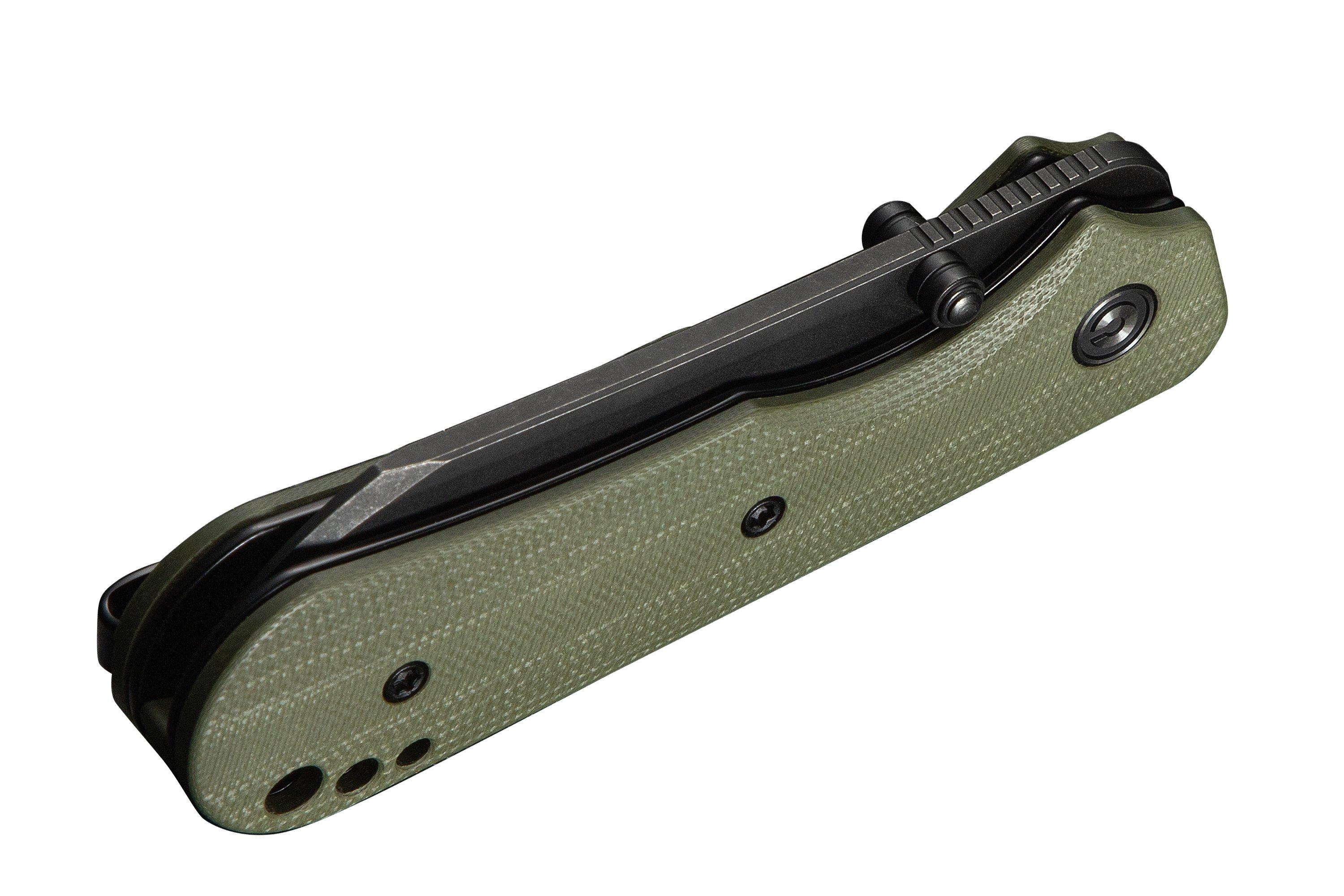 Civivi Crabby C24055-1 Blackwashed 14C28N, OD Green G10, pocket