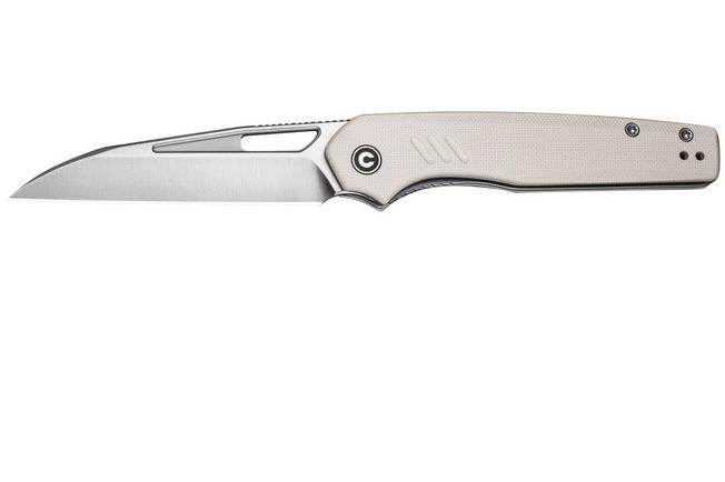 Image for Civivi Guile C24062B-3 Satin 14C28N, Ivory G10, pocket knife, Shawn Ashmore design