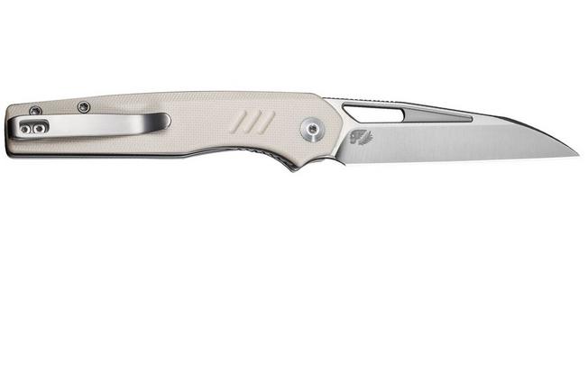 Image for Civivi Guile C24062B-3 Satin 14C28N, Ivory G10, pocket knife, Shawn Ashmore design