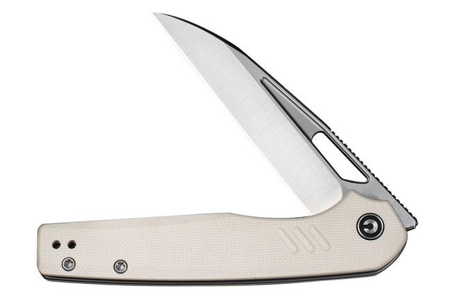 Image for Civivi Guile C24062B-3 Satin 14C28N, Ivory G10, pocket knife, Shawn Ashmore design