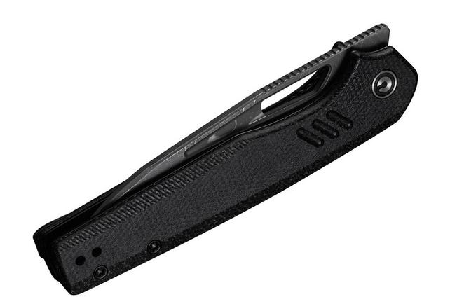 Image for Civivi Guile C24062B-DS1 Damascus, Black Micarta, pocket knife, Shawn Ashmore design