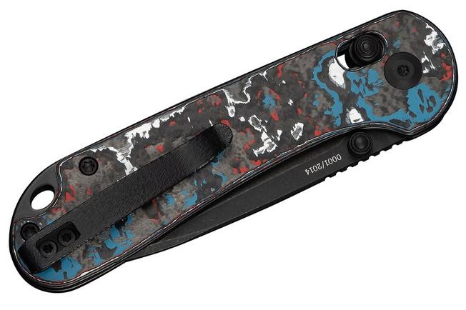 Afbeelding voor Civivi Elementum Crossbar Lock C24063B-1, 12th Anniversary Limited Edition, Blackwashed CPM S35VN, Nebula FatCarbon zakmes