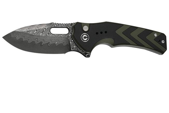 Obraz dla Nóż składany Civivi Vexron C24066-DS1 Damascus, Black & Green G10