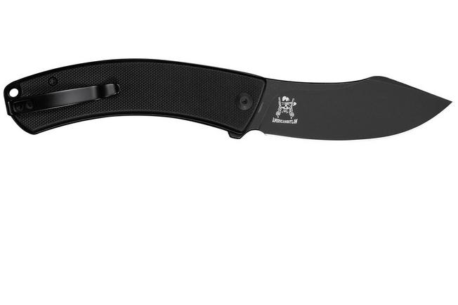 Afbeelding voor Civivi Outlaw Muk C24079-1 Blackwashed 14C28N, Black G10, zakmes