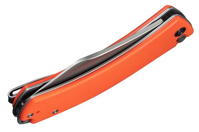 Afbeelding voor Civivi Outlaw Muk C24079-2 Stonewashed 14C28N, Orange G10, zakmes