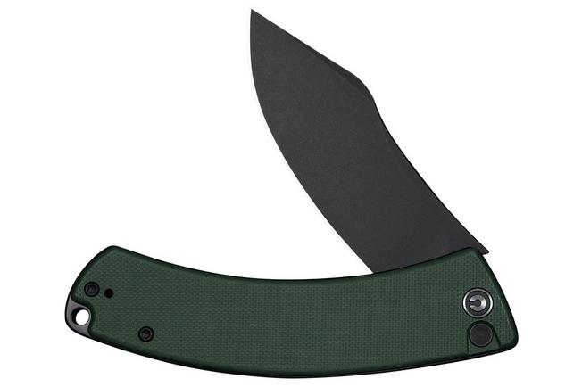 Afbeelding voor Civivi Outlaw Muk C24079-3 Blackwashed 14C28N, Green G10, zakmes