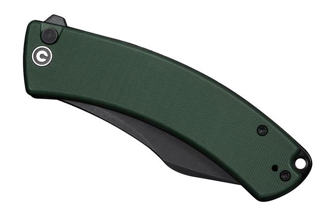 Afbeelding voor Civivi Outlaw Muk C24079-3 Blackwashed 14C28N, Green G10, zakmes