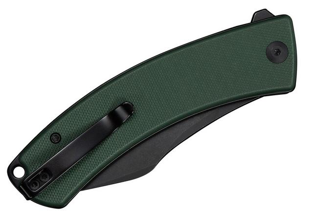 Afbeelding voor Civivi Outlaw Muk C24079-3 Blackwashed 14C28N, Green G10, zakmes