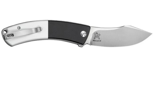 Afbeelding voor Civivi Outlaw Muk C24079-4 Satin 14C28N, Black & White G10, zakmes