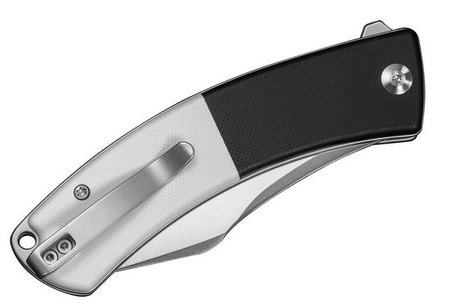 Afbeelding voor Civivi Outlaw Muk C24079-4 Satin 14C28N, Black & White G10, zakmes