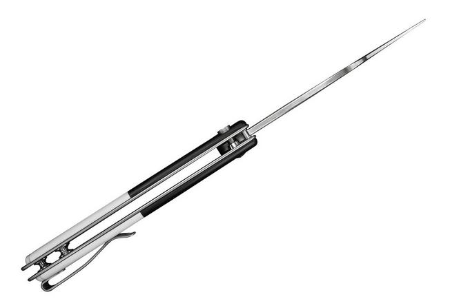 Afbeelding voor Civivi Outlaw Muk C24079-4 Satin 14C28N, Black & White G10, zakmes